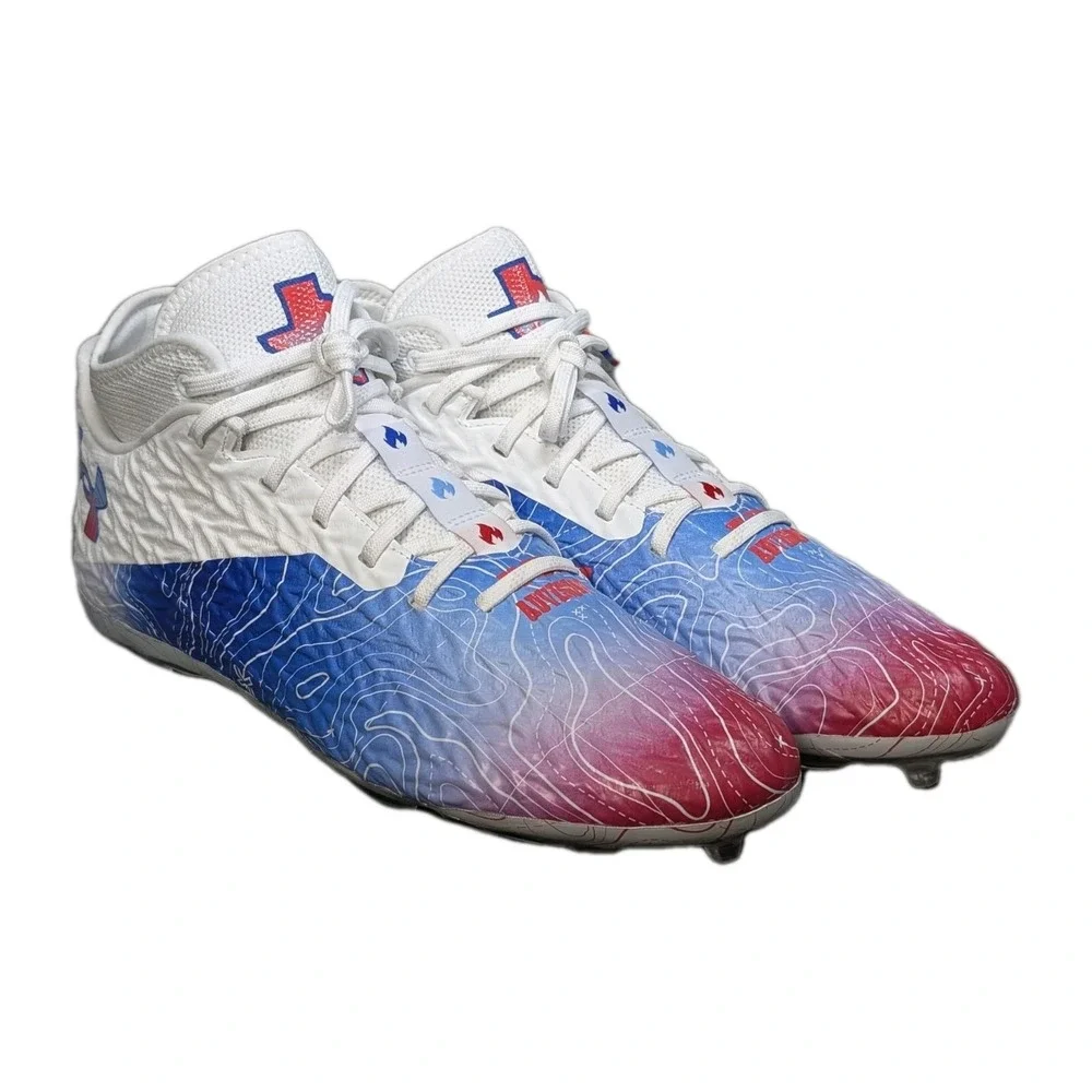Under Armour Spotlight Clone 4 MC TX Texas Advisory football Cleats Limited 12